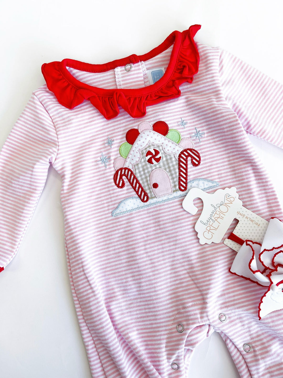Gingerbread House Romper