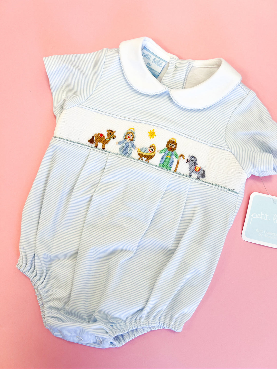 Nativity Boys Stripe Bubble