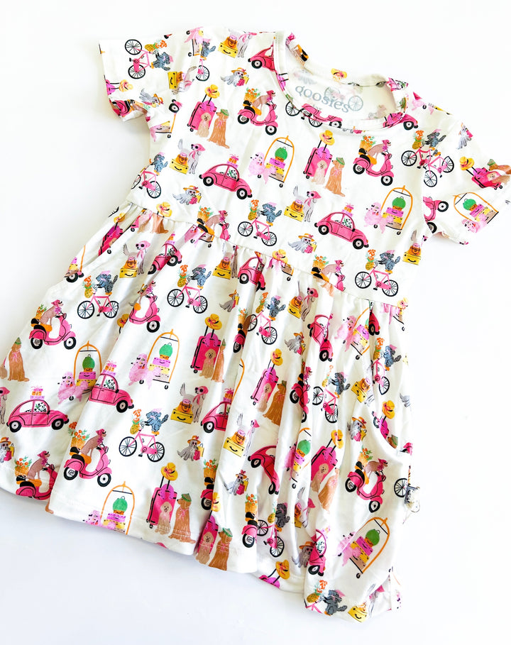 Puppy Chic Pocket Dress