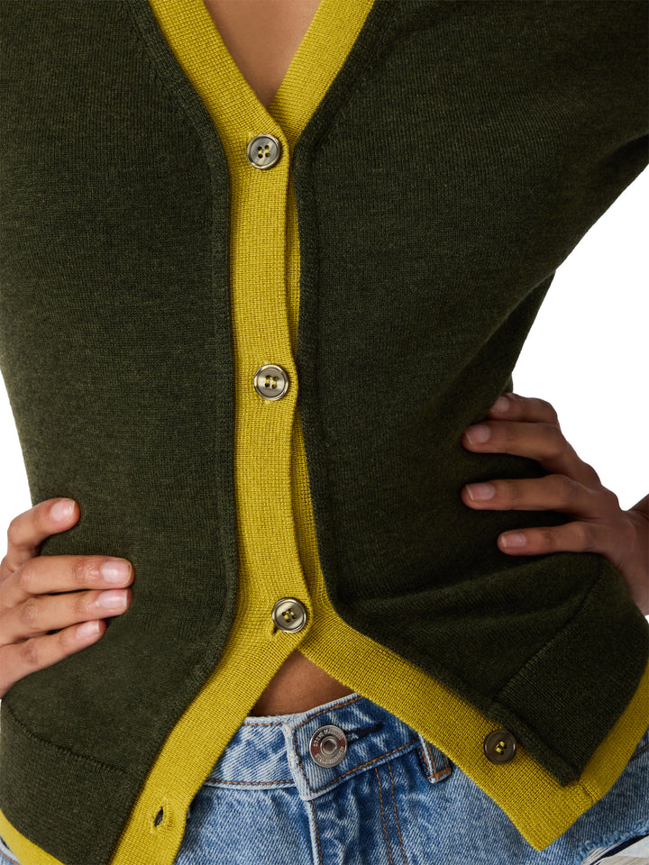 Dark Olive Arwen Cardigan