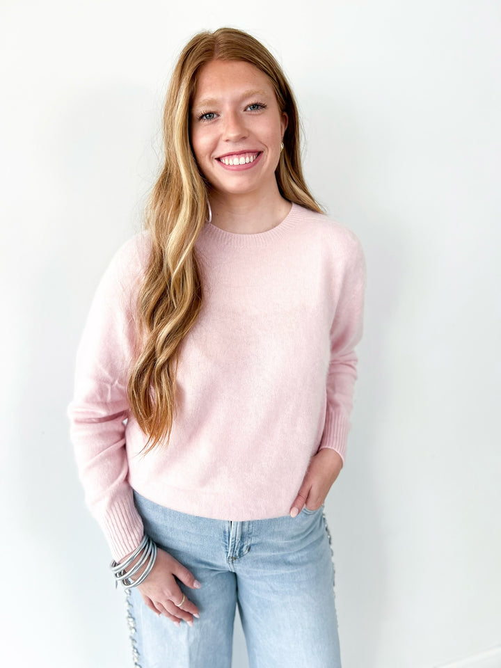 Pink Tracy Relaxed Sweater