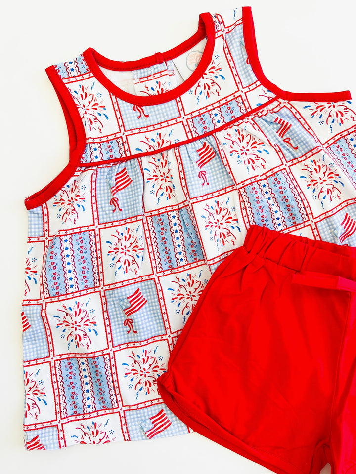 Patriotic Patchwork Piper Play Set