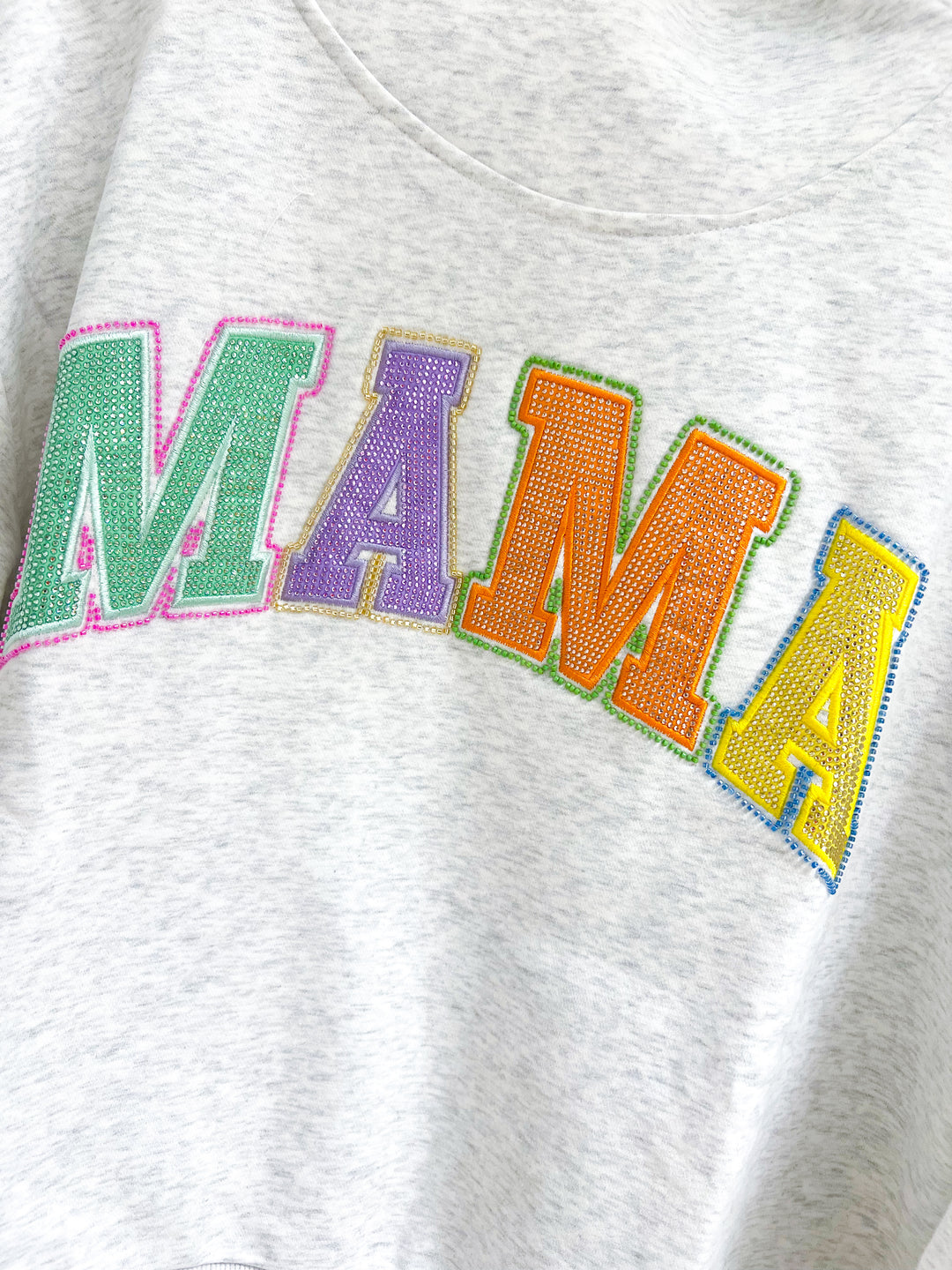 Multi MAMA Mock Neck Sweatshirt