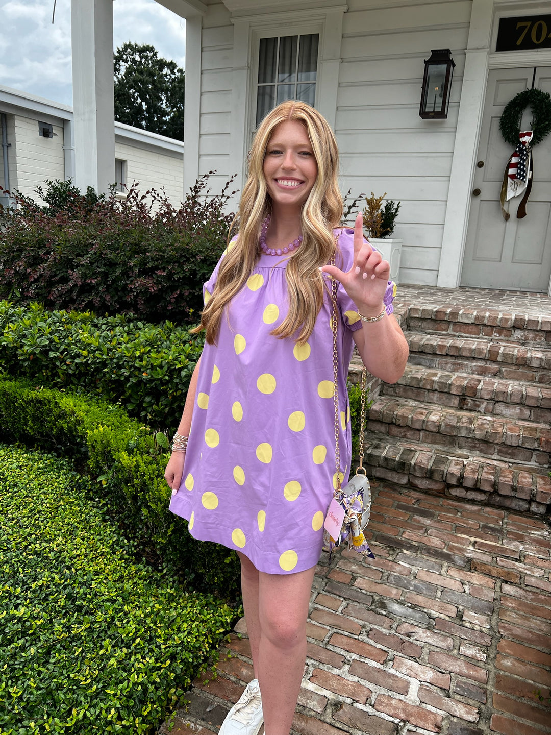Game Day Polka Dot Dress