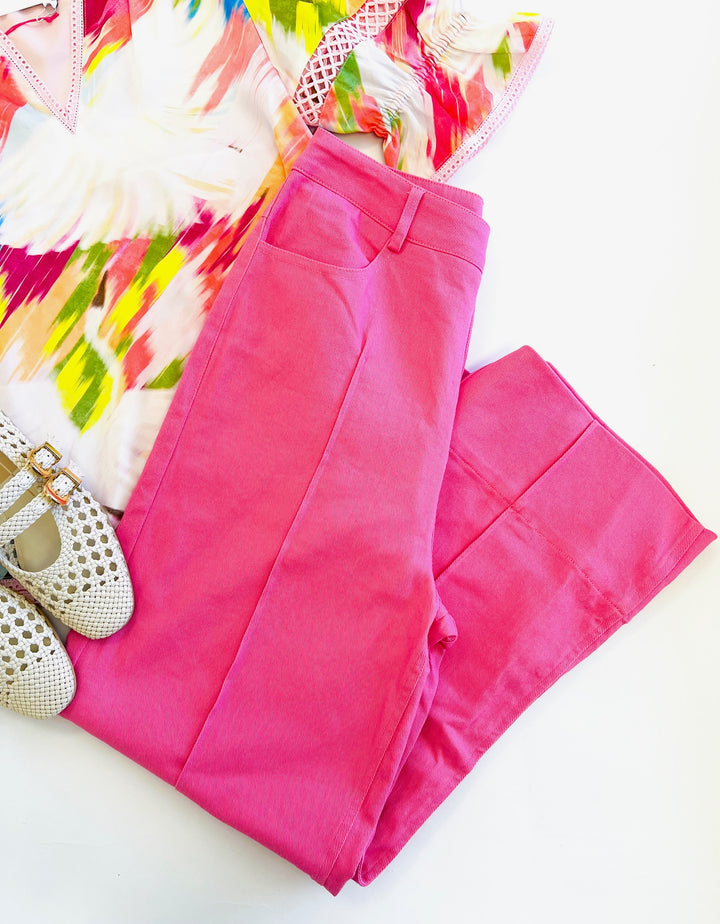 Reesie Pink Denim Pants