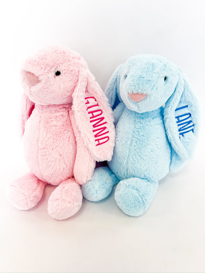 Embroidered Plush Bunny