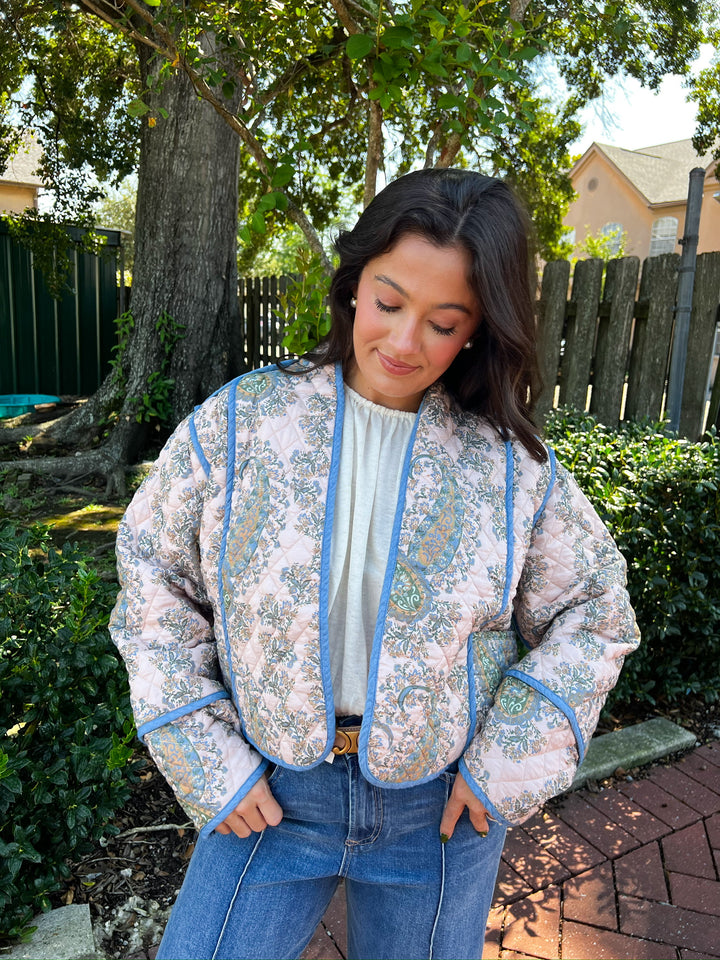 Adalynn Pearl Blush Jacket