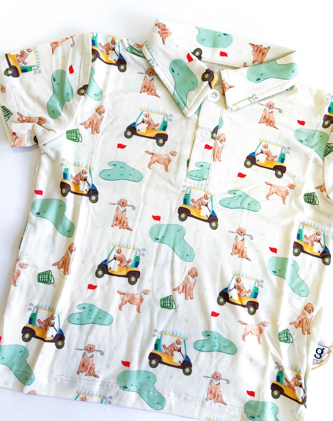 Barks & Birdies Short Sleeve Polo Shirt