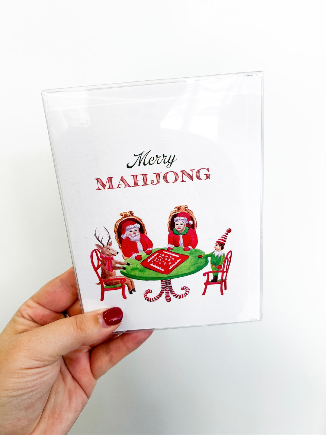 Rocking Around the Mahj Tree Box Set of Cards