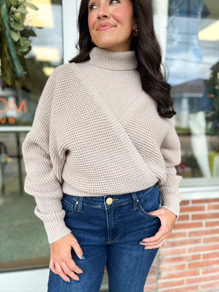 Oatmeal Teagen Two Piece Sweater