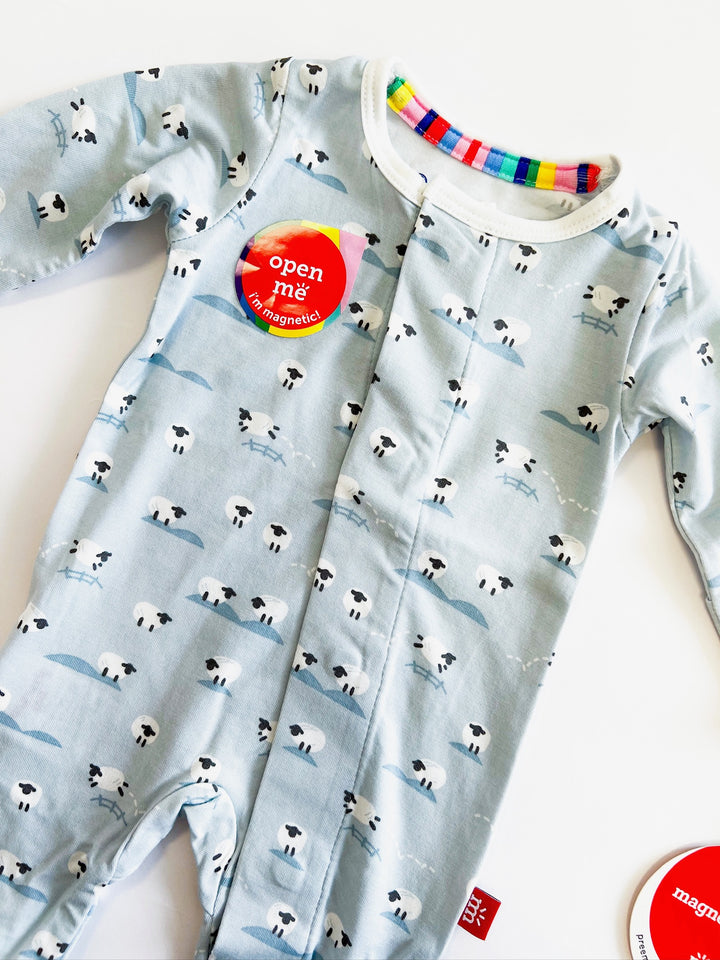 Baby Blue BaBa Footie