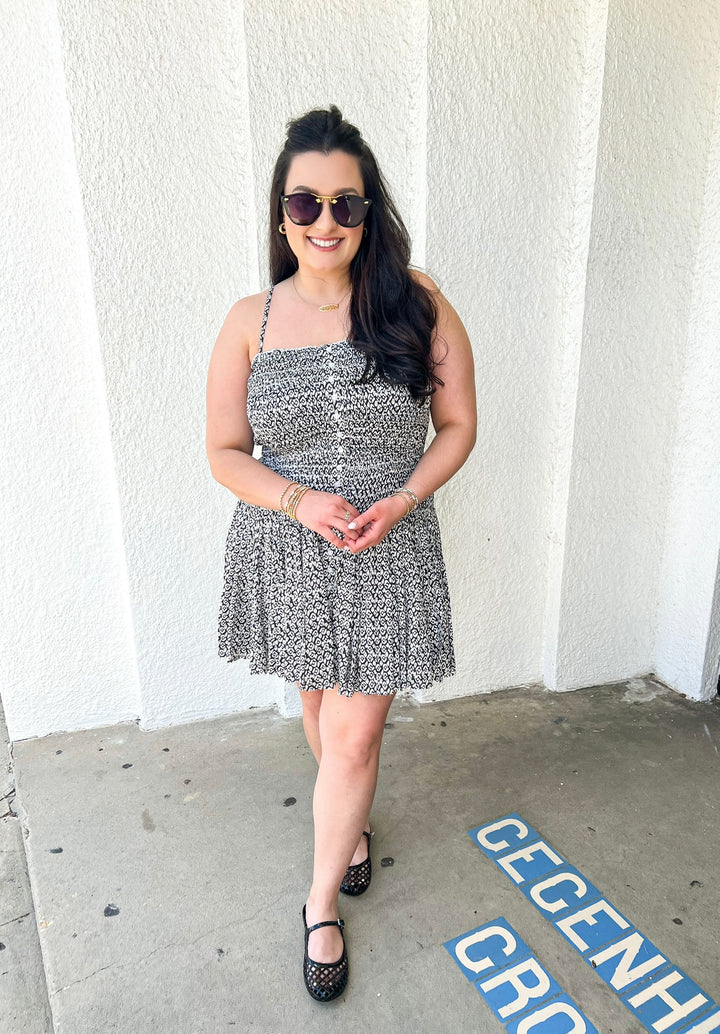 Black Zina Mini Dress