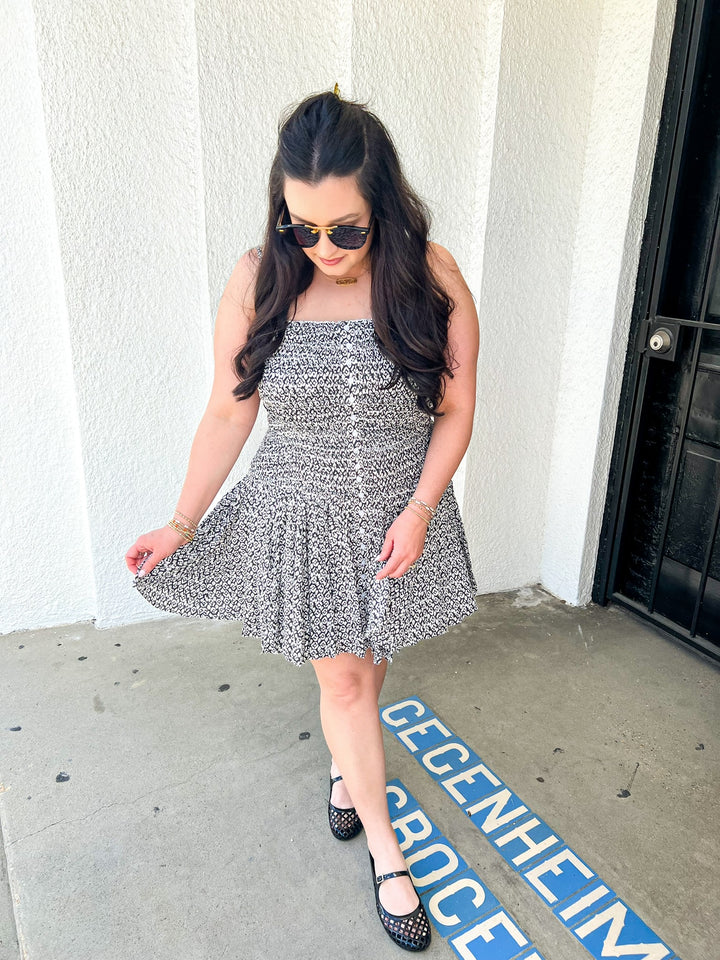 Black Zina Mini Dress