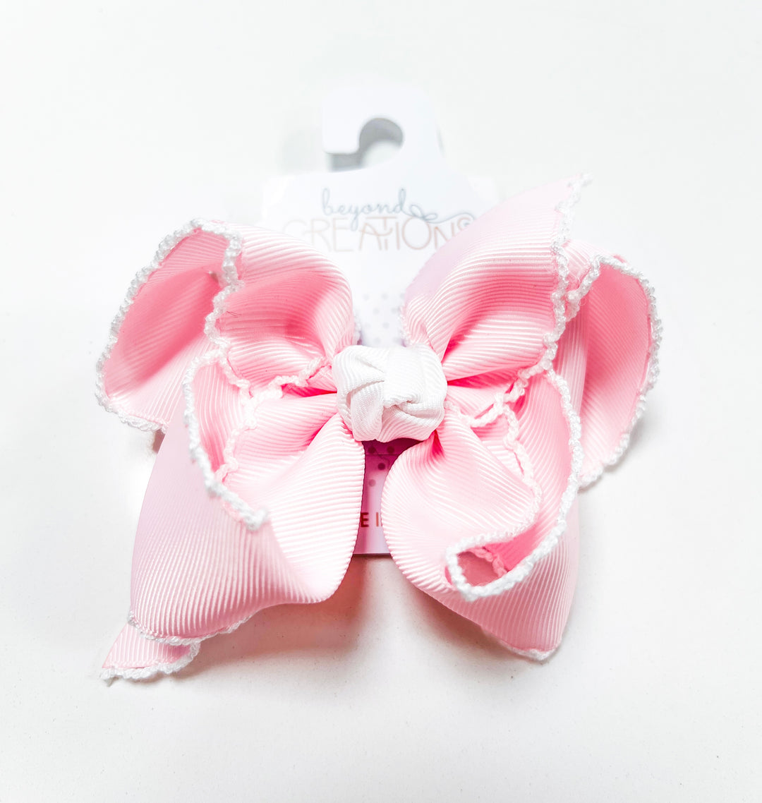 Crochet Edge Bows LRG