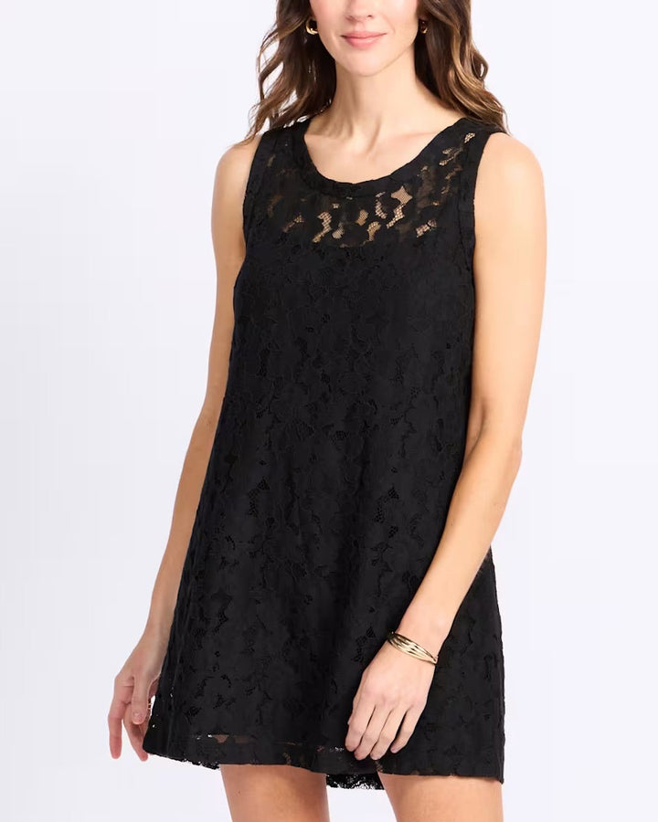 Black Sunday Best Lace Tank Dress