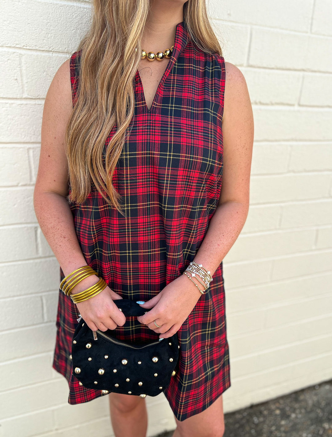 Tartan Tidings Plaid Dress