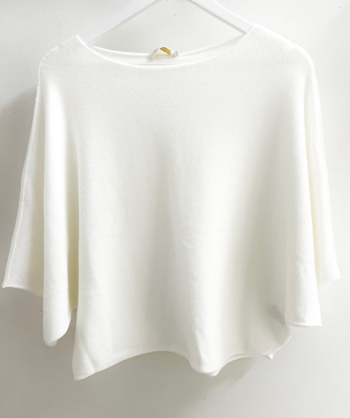 White Sally Knit Sweater