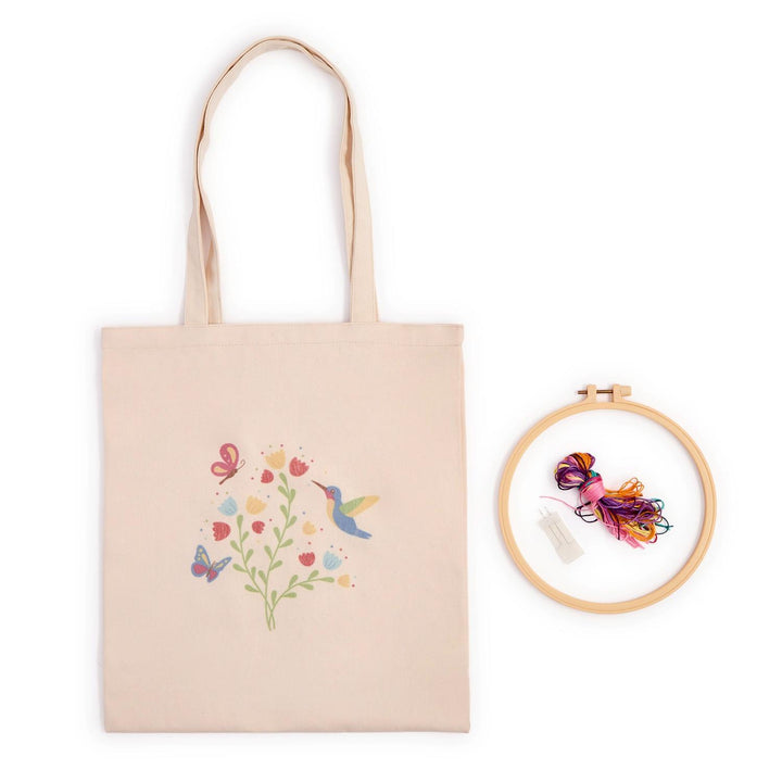 Crafty Nook Stitch Embroidery Tote Bag Gift Set