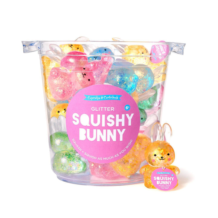 Squishy Glitter Bunny Toy