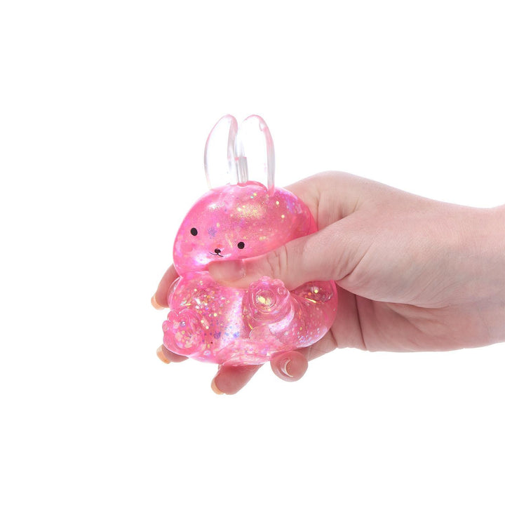 Squishy Glitter Bunny Toy