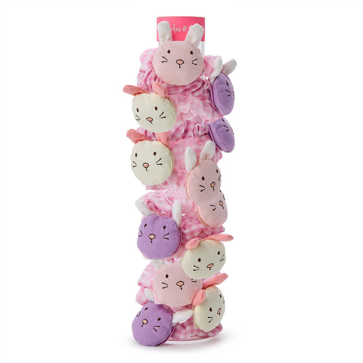Cottontail Embroidered Bunny Scrunchie