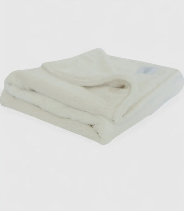 Luxury Borderless Ivory Big Blanket