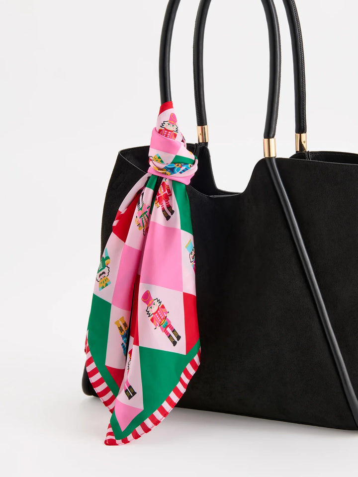 Festive Nutcracker Square Scarf