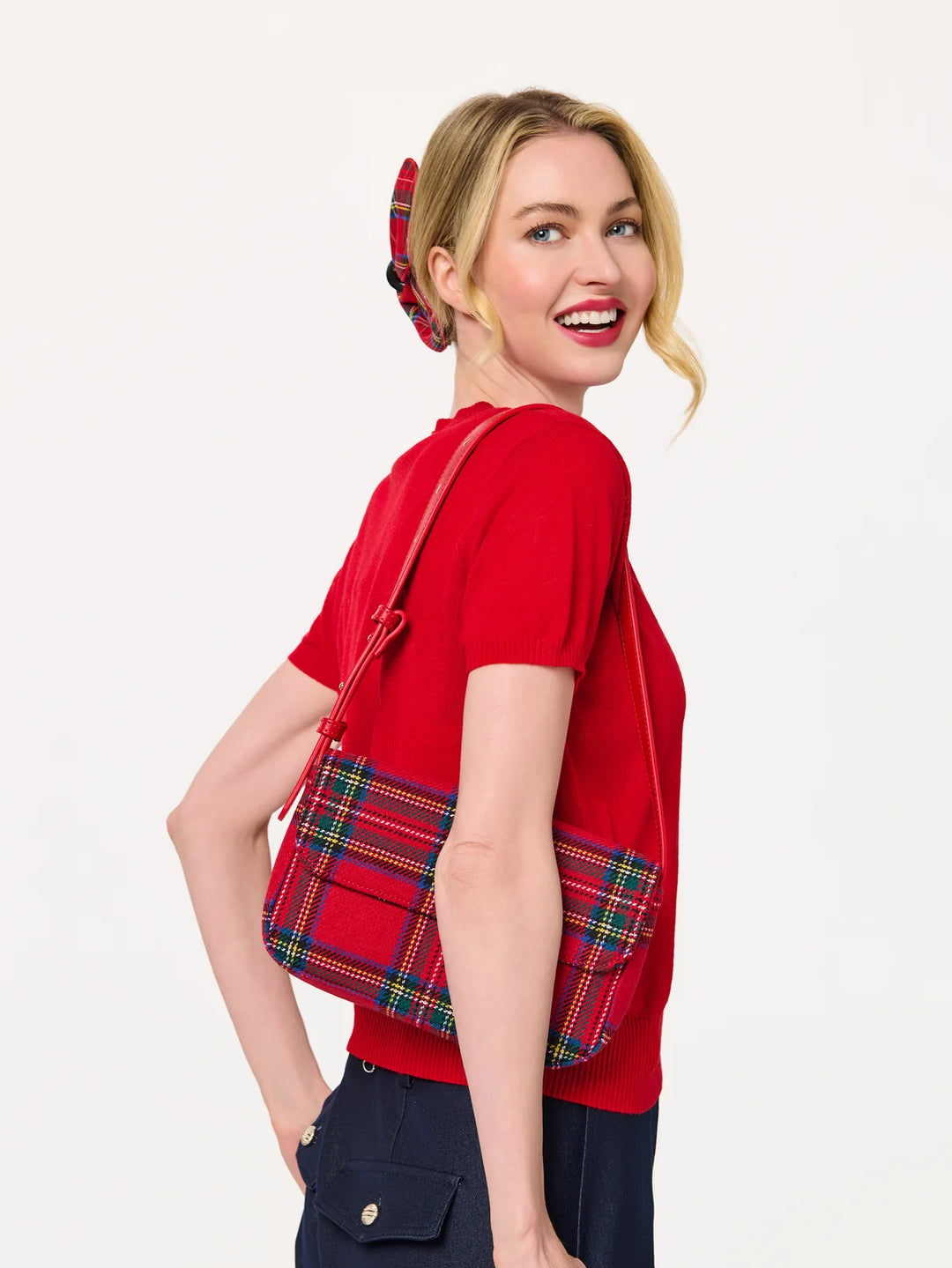 Red Scottie Shoulder Bag