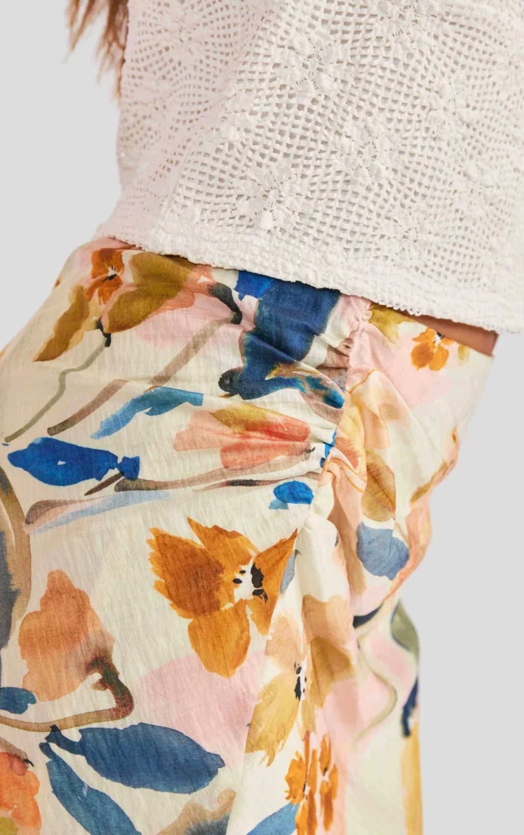 Multi Mangrove Midi Skirt