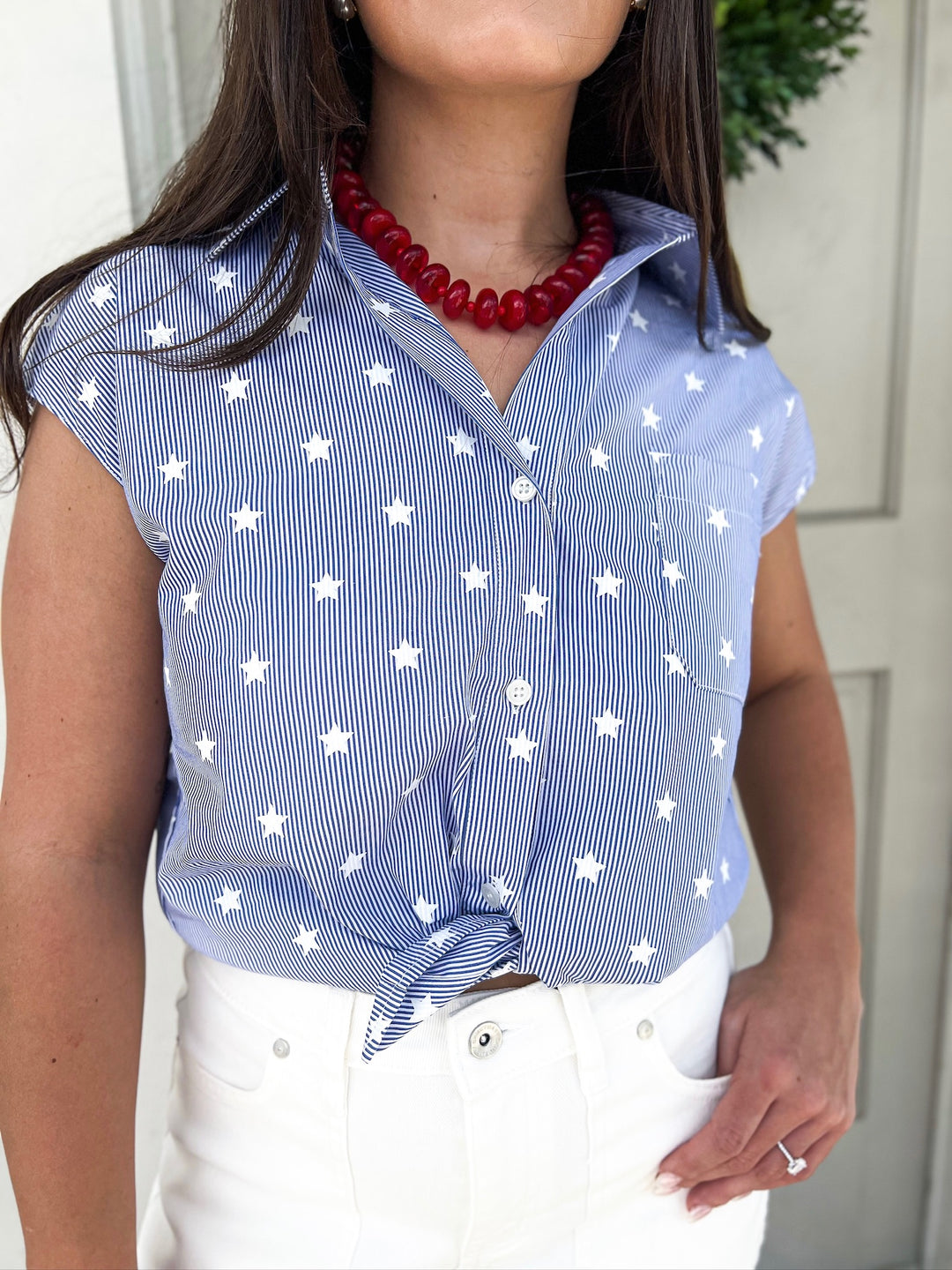 Striped Star Dazed Blouse