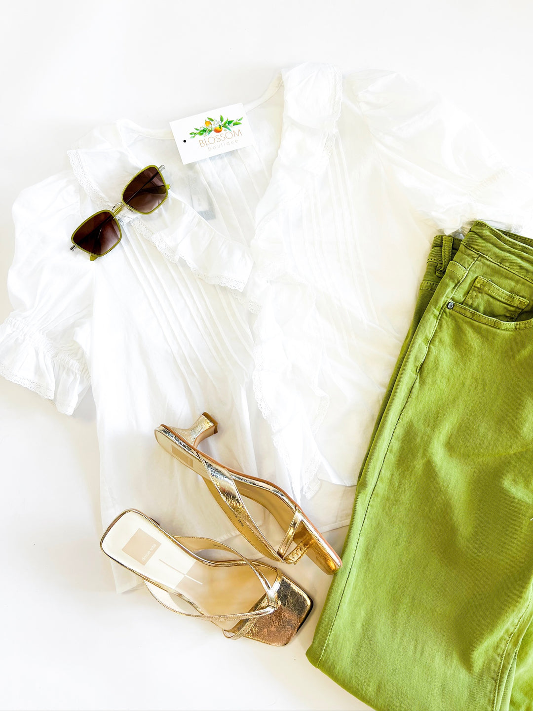 Antique White Lyric Top