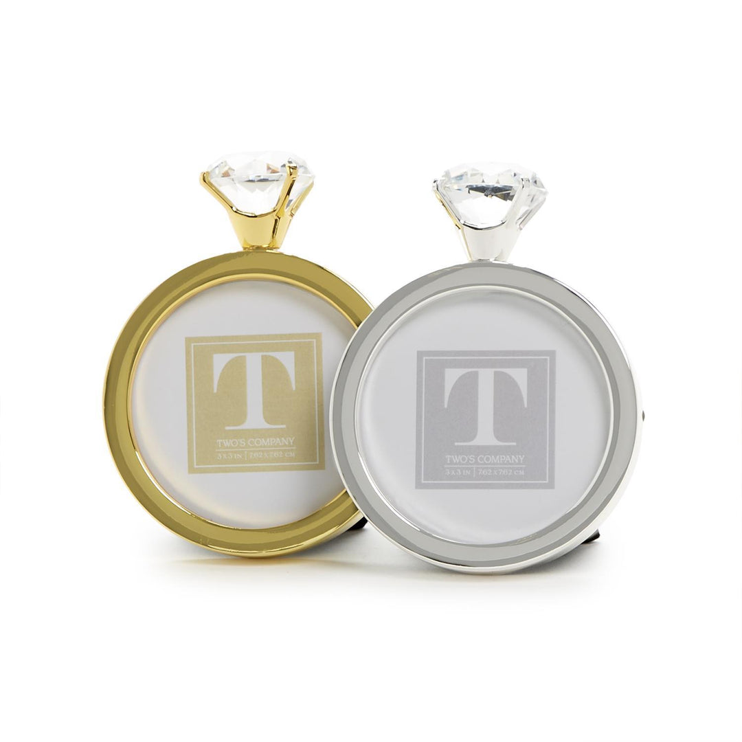 Round Diamond Ring Photo Frame