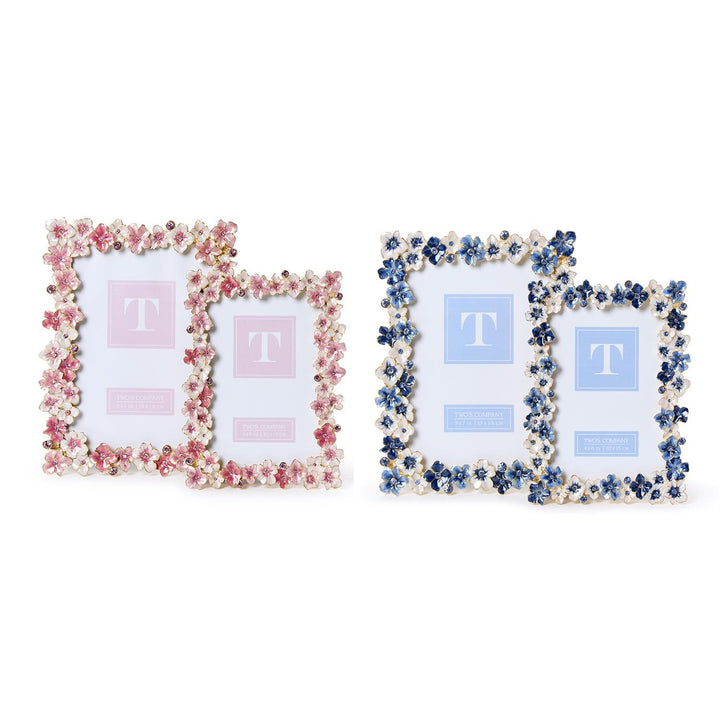 Hygrangea Enamel Frame