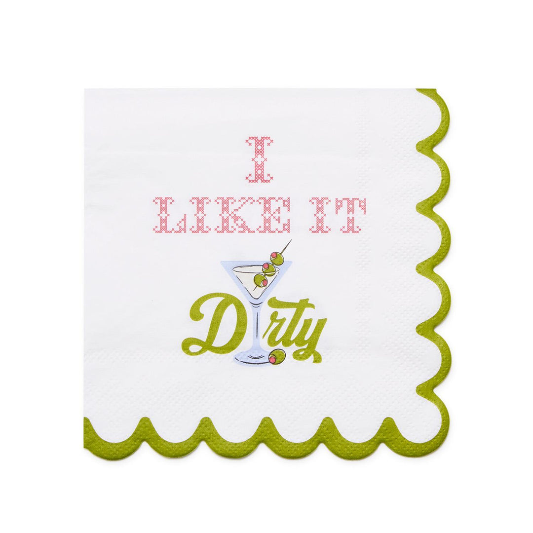 I Like it Dirty Cocktail Napkins