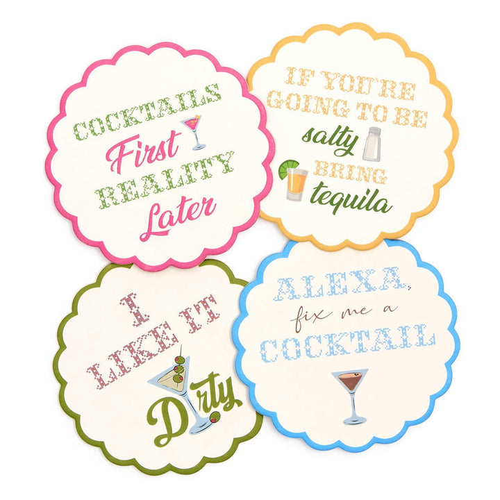 Cocktail First Paper Coaster Set of 24