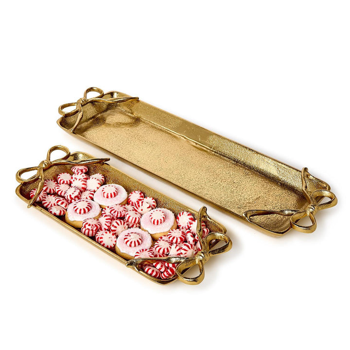 Gold Bow Serving Tray