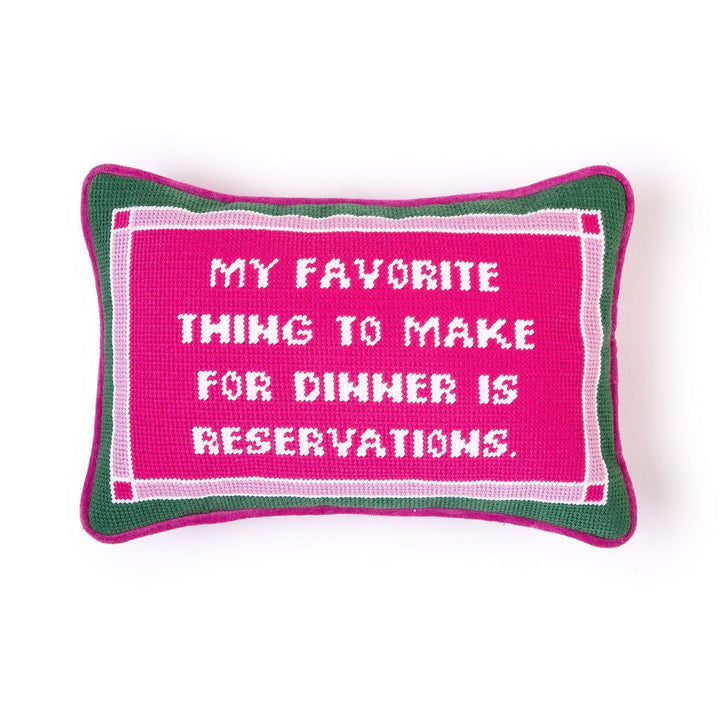 My Favorite Thing Needlepoint Pillow