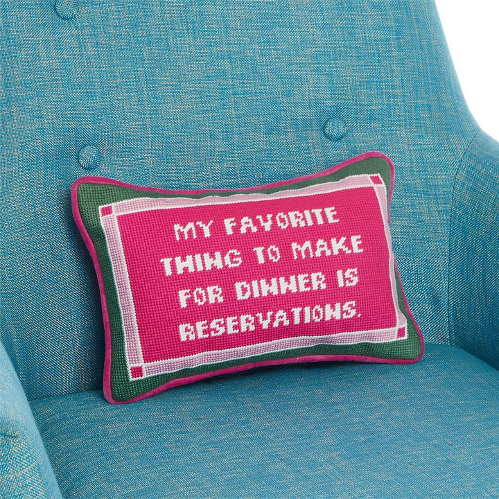My Favorite Thing Needlepoint Pillow
