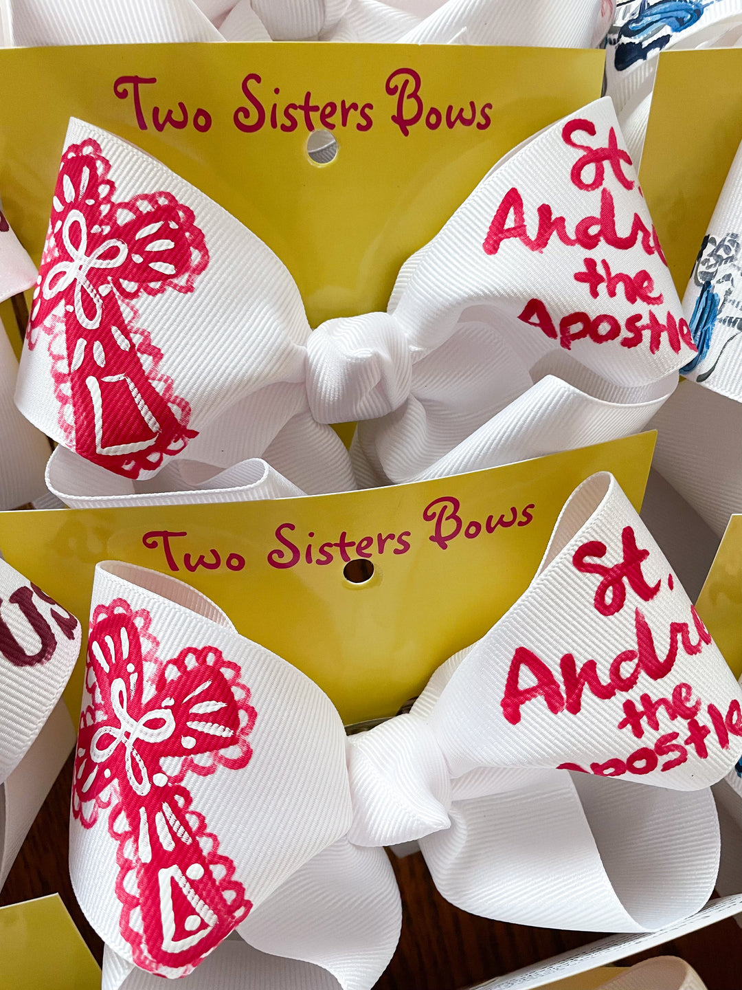 PRE-ORDER St. Andrew the Apostle Hand Painted Bow