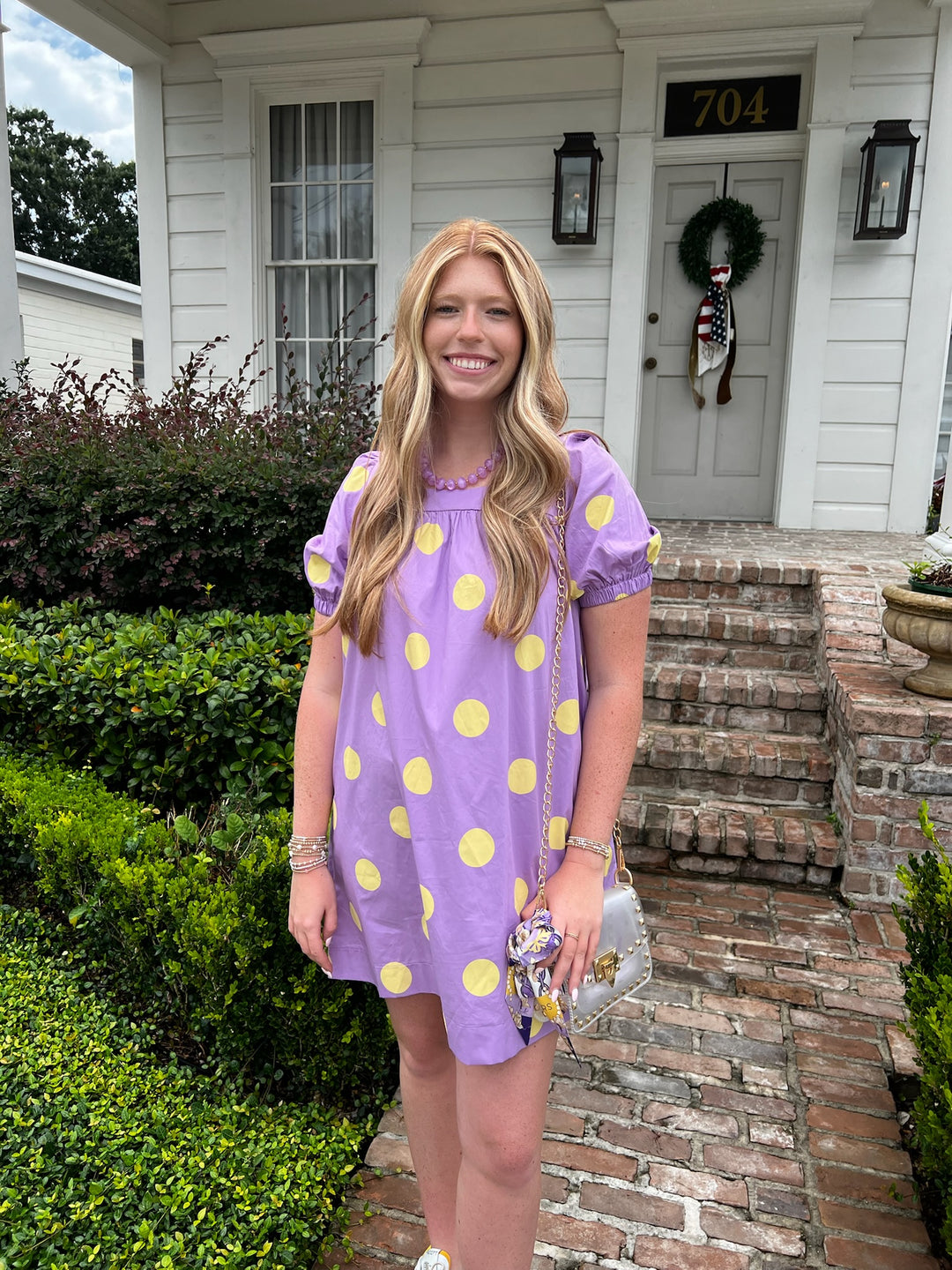 Game Day Polka Dot Dress