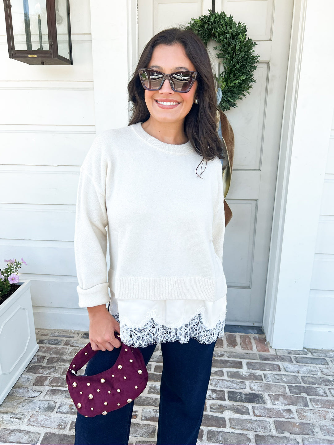 Cream Aries Sweater