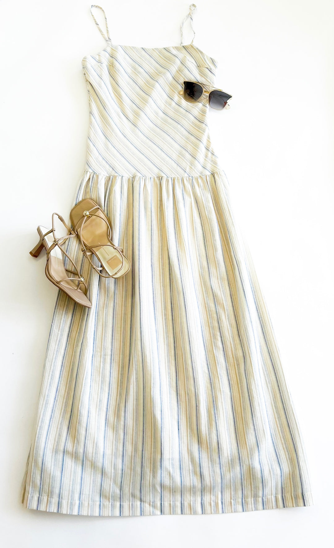 Blue Multi The Lands Maxi Dress