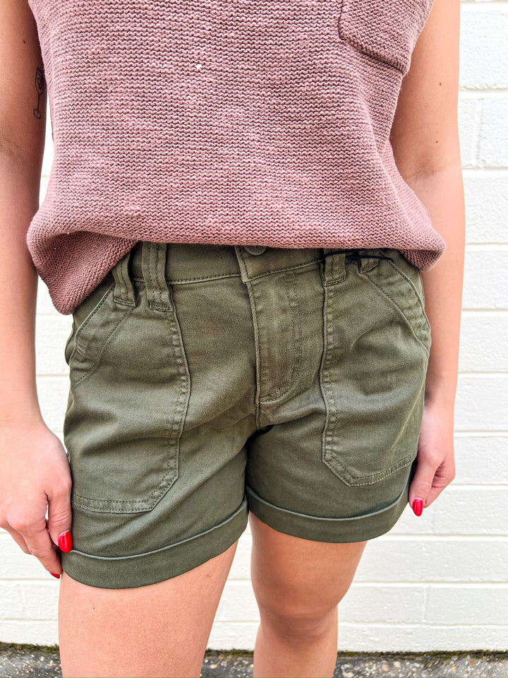 Burnt Olive Wander On Short