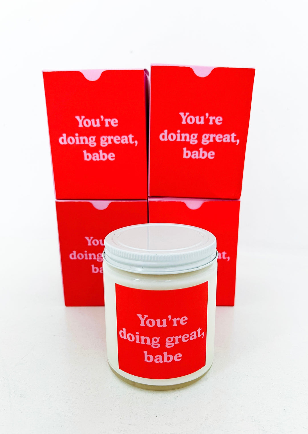 You're doing great Candle Jar w/ Lid
