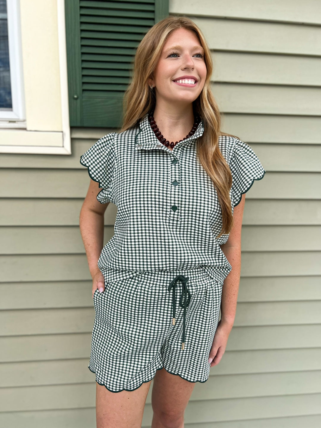 Green Becca Short Set