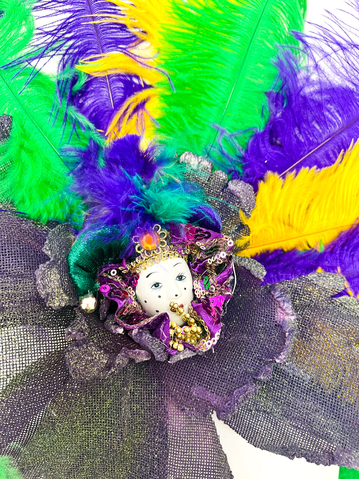 Large Jester Flower MG Headpiece 4433