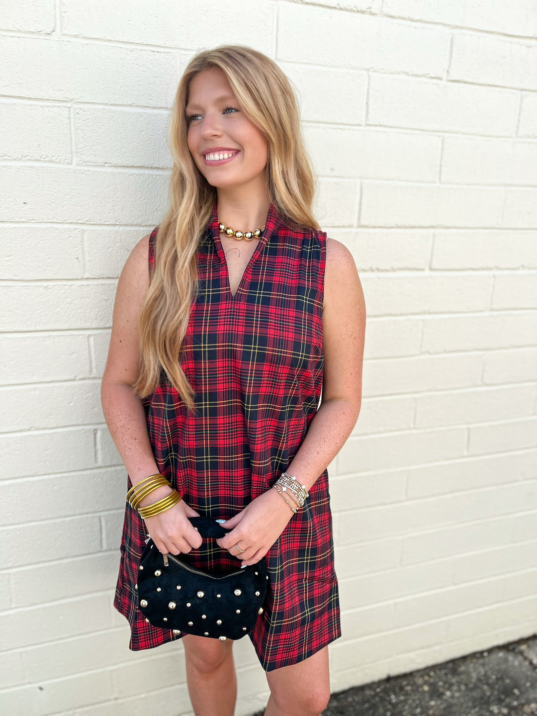 Tartan Tidings Plaid Dress