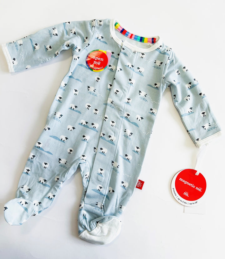 Baby Blue BaBa Footie