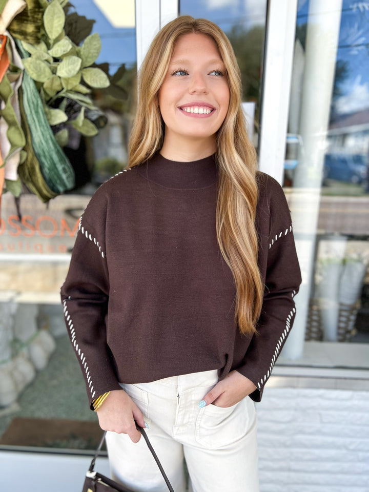 Chocolate Claire Dally Sweater