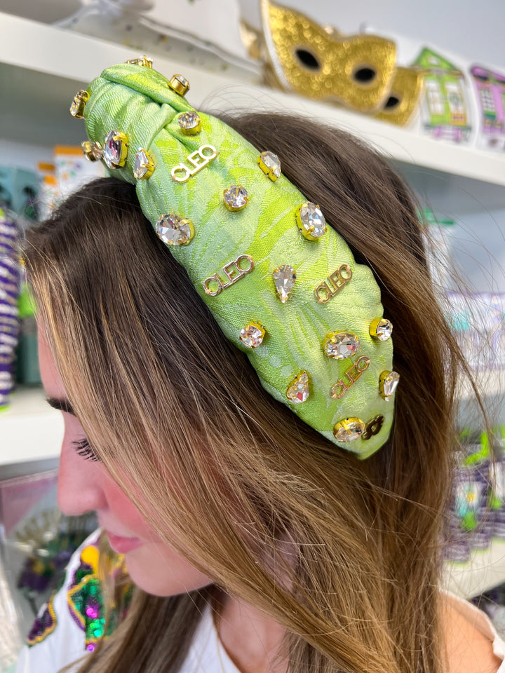 Chartreuse Knot Headband